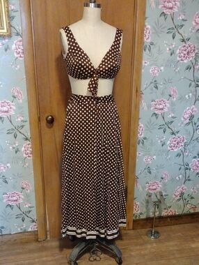 1970s Bikini With Skirt